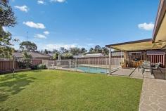  22 Parnell Avenue Quakers Hill NSW 2763 Set in a fantastic location this 4 bedroom home has plenty to offer with a renovated kitchen garaging for 3 cars a 664m2 block of land and a fully fenced in-ground pool. * 4 bedrooms all with built-ins * Ensuite to main with bath * Renovated kitchen * L shaped lounge and dining * Family room off the kitchen * Fully fenced Salt water pool * 3 car garage * 664m2 block of land * Set in a quiet street 