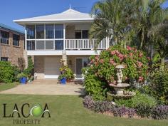  888 Scenic Hwy Kinka Beach QLD 4703 
 This 2 story 3 bedroom 2 bathroom free standing home sits on a 539m2 block directly opposite the splendid Kinka Beach coastline. 

 Sit and enjoy the sunrise as these sea-views of the beach and the 
islands from the front veranda go on forever. Magnificent water views 
at the front, beautiful bush setting at the back. A wonderfully 
relaxing place to live. 

 The house can be divided into 2 self contained living areas, ideal 
for in-laws or children. A small personal pool, rear courtyard, plus 
additional back garden with fruit trees and room for kids. It also has a
 rear entrance shed for that additional parking for small boat or van 
storage. 

 A tropical lifestyle awaits you so make sure you call in to inspect. 
 