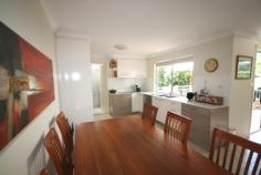  2/60 Gundagai St, Coffs Harbour, NSW 2450 This lovely brick and tile villa has loads of appeal and so centrally located you can leave the car at home. Features include:2 bedrooms with built in robes, a modern bathroom with a separate toilet. The kitchen has a sunny outlook and modern s/s appliances and dishwasher, compact internal laundry with skylight. The rear timber deck is great for outdoor relaxation. There is also a large storage shed at the side. Other features include solar hot water, air conditioned living area, tiled floors and carpeted bedrooms. There is a single carport which can be converted to a lock-up garage and landscaped front and rear garden. Secure complex in sought after quiet location. Viewing is essential if you are seeking to downsize, invest or start out or slowing down. 