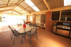 275 Sixth St Wonthella WA 6530 
				 
					 BIG N BEAUTIFUL - CENTRALLY LOCATED
				 
			 
 
 
				 
					Taking advantage of a central location with plenty of room to move 
is such a unique combination that this home is just about a one-off.

A large family home where the kitchen overlooks the spacious interior 
that includes such extra features as a games area, separate lounge, kids
 activity and open plan living, all complimented by the added room to 
move outside. Over 120m2 of protected patio look out over the artificial
 lawns and gardens, a below ground pool and a large powered shed with 
rear access. You will be able to enjoy outdoor living all year round.

The home itself is 11 years of age and has been with these owners for 
the majority of time and has been well loved. Everything is neat and 
tidy, with ducted evaporative throughout the home, a split system in the
 master and ceiling fans to the bedrooms. 

Security lights and shutters are a bonus, as well as plenty of cupboard 
space.

A delight to view this home!!

CALL DAVID SORGIOVANNI 0407 388 048
				 
			 