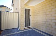  3/3 Elward Pl Balga WA 6061 FOR SALE - FROM $459,000 PROPERTY ID - 2713620 Inspect:  Contact agent for details Land Size:  258 m2 QUALITY & CONVENIENCE! This 2 storey townhouse is the perfect combination of location and privacy. So close to so many amenities yet being in a cul-de-sac it is safe, beautifully private and also sheltered from traffic noise. Upstairs are 3 good size bedrooms, all with built in robes, a good sized bathroom and an en-suite to the main bedroom. Split system air conditioners are fitted in the living areas & in all bedrooms, so you need not worry about the hot summer that is forecast. Downstairs is the open plan family room and dining area and a well appointed kitchen in neutral tones with stainless steel oven, range hood and gas cooktop plus an abundance of bench and cupboard space and a separate pantry. New carpets feature in the bedrooms. Roller shutters and security screens are practical inclusions. Outside is a great size, low maintenance courtyard, so plenty of room to entertain without the hassle of lots of upkeep. There is also a double lockup garage plus room for another vehicle to park. Features include, but are not limited to: 3 bedrooms, all with built in robes 2 bathrooms, 3 toilets Open-plan living and dining area with split-system air-conditioning  Tiled splashbacks to a well-appointed kitchen with a stainless steel gas cook top, oven and range hood  Easy-care courtyard with plenty of room for outdoor entertaining Good size laundry with linen press and outdoor access Close to all amenities  Easy access to transport Currently rented at $450 per week No Strata fee   