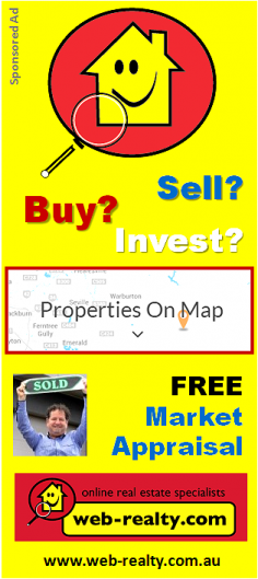 Web Realty Real Estate Specialist in Victoria For more info:  www.web-realty.com.au -------------------------------------------------------------------- Sponsored Ad - Email: info@propterest.com.au 
