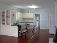  18 Braeside Rd Katanning WA 6317 Open Plan Living House - Property ID: 746504 Ideally located close to the country club and opposite the bowling club with four bedrooms plus study. A modern open plan kitchen/living area with plenty of cupboard space in the kitchen. This open living area has floating floors, a gas hob and a reverse cycle air conditioner in the lounge. The master bedroom has an ensuite and walkin robe. The second bathroom and laundry are to rear of the house. A glass sliding door take you out to the decked back veranda. A double garage is to the right of the home. The back yard is well fenced to allow for a play area for the kids. If you are looking for a larger home close to the counrty club and bowling club then look no further.   Print Brochure Email Alerts Features  Land Size Approx. - 984 m2  Built-In Wardrobes  Close to Schools  Close to Shops  Garden  Secure Parking  Decked veranda 