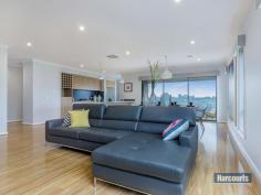  112 Jackson Drive Drouin VIC 3818 We have all walked through a display home and though "I want it all!". The furniture was chosen by interior designers to best compliment this stunning home and it could all be yours. No need to try and replicate this hard to achieve look, just move in!Offering 4 bedrooms plus a study nook, two excellent sized living areas, a gorgeous kitchen with stone bench tops, dishwasher and quality appliances. The open plan meals and family room is blessed with magic views over the Jackson's View Estate and also overlooks the low maintenance gardens. - See more at: http://drouin.harcourts.com.au/Property/580460/VDN23999/112-Jackson-Drive#sthash.admhj4zx.dpuf 