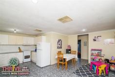  13 Lancaster Place Maddington WA 6109 ou're invited to our HOME OPEN this coming SUNDAY from 3:20-4:00PM. Sellers are on the move and want it sold so get your skates on and view this property before it's too late. Situated in a great spot and within close proximity to a host of desirable amenities including shops, schools, parks and public transport this location could not be more ideal! This outstanding property is set on a 527sqm block and offers 3 bedrooms, semi ensuite bathroom, formal lounge, meals/family including a central kitchen and separate laundry. While externally this property features a lock up carport with driveway access for several cars, wrap around patio, reticulated gardens, garden shed, a clothes line and plenty of room for kids to play. For more information or to register your interest in this property please contact Derick & Bev Pitt from THRIVE Real Estate on 0438 011 690. 