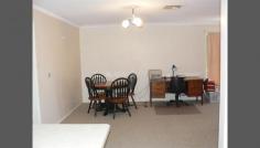  1/27 Balo St Moree NSW 2400 STYLE AND SPACE 1/27 Balo Street - Strata Titled 3 Bedroom Town House with park views Walking distance to CBD All 3 bedrooms with built-ins Modern kitchen with breakfast bench Spacious Lounge/dining room Modern bathroom with bath & separate toilet Separate laundry with access to small courtyard Evaporative air conditioning & gas point SERIOUS OFFERS WILL BE CONSIDERED Lock-up garage Elevated by approx. 1.5mtrs Designed with space in mind 