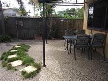  6/49 The Boulevarde Bongaree QLD 4507 Huge Courtyard Townhouse Small pet? This townhouse could be exactly what you are looking for - as small pets are OK on application. Situated in a fabulous Bongaree location close to everything. Downstairs has a good sized lounge with dining area, a great kitchen with modern fixtures, stone bench tops, stainless steel appliances, double sink, two door pantry, ceramic cook top, deep drawers & a built in TV monitor. This area has a large split system air-conditioner. 2nd bathroom + shower downstairs + large courtyard, garden shed and remote garage with laundry. Upstairs 2nd lounge room, 2 large bedrooms (main with walk in robe) + large full bathroom. Close to RSL & Red Beach in a well looked after quiet complex. A must to inspect! General Features Property Type: Unit Bedrooms: 2 Bathrooms: 2 Outdoor Features Garage Spaces: 1 