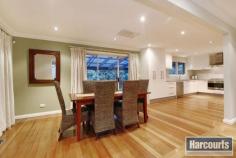  21 Hartington Dr Wantirna VIC 3152 Property Information Auction Date:Sunday 12 Oct 1:00 PM (On site)Open Home Dates:Saturday 20 Sep 11:00 AM - 11:30 AMSunday 21 Sep 11:00 AM - 11:30 AMBe swept away by contemporary design as you move through the glamorous ambience of this stylish showpiece. Professionally rendered in 'Dune', with hotel style polished porcelain bathrooms and a tropical style Merbau entertainment deck, this chic 4-bedroom home renovated with absolute attention to detail sets you up in an enviable position, just up the road from Templeton Primary. Walk up the new driveway, onto the large format tiled porch and through to magnificent hardwood floors, and you'll be enveloped by warm, inviting family living which flows around a grand galley kitchen, decked out for the resident Masterchef with a 90cm s/s oven, 5-burner cooktop, dishwasher and Blanco rangehood. Those 3 beautiful living spaces (lounge, family and meals areas) work seamlessly to provide a social and family friendly setting, which opens dramatically to a spectacular al fresco deck, perfect for entertaining. At the head of the home, the master bedroom is enhanced by a stunning striped porcelain tiled ensuite and fitted walk in robe, with a wall hung vanity, hob set bath and shower in the main bathroom, and fitted cupboards in the laundry. The inclusion of gas ducted heating, evaporative cooling, a 4-car garage for potential gym/training/home office, private fencing, solar panels and sophisticated feature walls offer a spectacular backdrop to family life in one of the most sought after areas in Wantirna, granting you VIP access to prestigious schools, Knox Shopping Centre and Eastlink. Land Size 	 800 sqm Property condition 	 Renovated Property Type 	 House House style 	 Contemporary Garaging / carparking 	 Double lock-up Construction 	 Brick veneer Roof 	 Concrete tile and Tile Flooring 	 Timber Heating / Cooling 	 Solar, Ducted, Other (Evaportaive Cooling) Property features 	 Smoke alarms Kitchen 	 Modern, Open plan, Dishwasher, Rangehood, Double sink, Pantry and Finished in Granite and Stainless steel Living area 	 Open plan Main bedroom 	 Double, Walk-in-robe and Heating / air conditioning Ensuite 	 Separate shower Bedroom 2 	 Double, Built-in / wardrobe and Heating / air conditioning Bedroom 3 	 Double, Built-in / wardrobe and Heating / air conditioning Bedroom 4 	 Double and Heating / air conditioning Additional rooms 	 Family Main bathroom 	 Bath, Separate shower, Heater Family Room 	 Heating / air conditioning Laundry 	 Separate Views 	 Private Outdoor living 	 Entertainment area (Covered), Deck / patio Fencing 	 Fully fenced Land contour 	 Flat Water heating 	 Gas Water supply 	 Town supply Sewerage 	 Mains Locality 	 Close to transport, Close to schools, Close to shops 