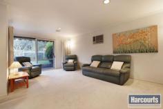  3 Village Walk Vermont South VIC 3133 Property Information Auction Date:Sunday 19 Oct 1:00 PM (On site)Open Home Dates:Saturday 20 Sep 1:00 PM - 1:30 PMSunday 21 Sep 1:00 PM - 1:30 PMImagine the serenity of a cul de sac position that has you in the bowl of the court, with your back fence to a forest of pine trees. This mint condition 3-bedroom home in a magical position promises the quiet life with 2 light-filled living areas, gorgeous views of the garden from the kitchen, lounge and family room and display home condition from a house proud owner. A west facing master bedroom with ensuite and walk-in-robe warms with the afternoon sun, while an open formal lounge and dining room offers an elegant space for hosting guests. Add a double garage, gas ducted heating, refrigerated cooling, pristine cream carpet, 2 bathrooms, 2 toilets and just enough garden, and you have yourself the downsizer's dream or the perfect start. This idyllic and quiet location has you close to bus routes on Morack Rd, the golf course, Vermont South Shopping Centre, Vermont Secondary and beautiful Bellbird Dell teeming with 29 species of birds. Land Size 	 504 sqm Property condition 	 Excellent Property Type 	 House House style 	 Contemporary Garaging / carparking 	 Double lock-up Construction 	 Brick veneer Flooring 	 Carpet Heating / Cooling 	 Ducted Electrical 	 TV points Property features 	 Smoke alarms Kitchen 	 Modern, Separate cooktop and Separate oven Living area 	 Formal dining, Formal lounge, Separate living Main bedroom 	 King and Walk-in-robe Ensuite 	 Separate shower Bedroom 2 	 Double and Built-in / wardrobe Bedroom 3 	 Double and Built-in / wardrobe Additional rooms 	 Family Main bathroom 	 Bath, Separate shower Laundry 	 Separate Views 	 Private Outdoor living 	 Entertainment area, BBQ area Land contour 	 Flat Grounds 	 Backyard access, Manicured Water heating 	 Gas Water supply 	 Town supply Sewerage 	 Mains Locality 	 Close to schools, Close to transport, Close to shops 