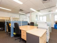 D/333 Charles Street, North Perth, WA 6006 PARTITIONED, NATURAL LIGHT & QUALITY LOCATION - 153m2 1st floor corner office with lift access. - Corner location providing a high level of natural light and massive street exposure and signage. - Very well presented office space in a modern building. -
 Fully partitioned to include Reception, Large corner boardroom, 5 glass
 offices, Store-room, Server room and open plan work area. - Current lay-out is a very practical use of the space. -
 Three undercover allocated car-bays as part-lot plus plenty of nearby 
street parking, in addition to nearby allocated parking for lease if 
required. - Short term holding income with a lease in place which expires mid January 2015. - Security System - Reverse cycled air-con The
 tenancy was original designed with 2 entrances to allow for the 
flexibility to split the tenancy into two. This could be re-instated. Location - Quality location situated on the main arterial Charles Street only a short distance from the CBD. - Easy access to the Mitchell Freeway and Graham Farmer Freeway - Osborne Park, Mount Hawthorn and North Perth commercial precincts are all close by. - Glendalough Railway Station is serviced by Bus along Scarborough 