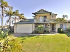  12 Cooranga Rd  Falcon WA 6210 Awesome Ocean views from this property located in the heart of Falcon Bay.   The property features:  4 queen sized bedrooms all with built in robes with the exclusion of the main bedroom as this has a huge walk in robe. There is also a large study or 5th bedroom, 2 full bathrooms and 2 toilets.   Lounge, bar area, family/games, formal dining and meals area, all with views.   The property offers two split system air conditioners.   The kitchen is large and offers island bench, loads of cupboard space including 3 door linen cupboard in hall & under stair case storage.    Outside offers: Two balconies, huge semi enclosed patio, double garage with through access, all on a 1012m2 block.  