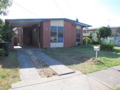  35 Hampden St Dallas VIC 3047 
						
							INVESTORS DELIGHT!!!
						
						 Be quick to secure this 3 bedroom brick veneer home located 
only moments to Upfield Train Station, local schools & shops. 
Perfect for first home buyers or investors. This home offers spacious 
bedrooms, central kitchen/meals, central bathroom & an outdoor 
studio. Features included wall heater, air conditioner & a single 
car port. Please inspect now!!!   
					 