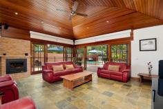  97 John Oxley Dr Frenchs Forest NSW 2086 WOW!!- THIS IS SOMETHING VERY SPECIAL & ON LEVEL 1176sqm TOO!! 6 4 2 If you are looking for quality, lifestyle and space, then this is what you are looking for! Exclusive residence of 'Grand proportions' in sought after John Oxley Drive. Huge 1176sqm level block on the high side of the street. 6 extra large Bedrooms most with access to wrap around verandah, (three of which are 20ft x 20ft with built-in cupboards and solid timber desks). The Master bedroom boasts a large walk-in-robe and dressing room, ensuite with double shower, double jet spa-bath, double vanity and dressing table. 4 Bathrooms in total featuring lead light windows, 2 with full sized spa baths. The large Open Plan eat-in kitchen captures the morning sun and looks out over the pool and gardens. Adjoining lounge room, with feature raked stained timber ceiling, opens out to huge undercover alfresco entertaining & BBQ area, salt water solar heated in ground pool, cantilever sun umbrellas and spacious low maintenance landscaped gardens with plenty of room for children to play or adults to party!! Watch the latest movies in your own home Movie theatre with wall size screen or work out in the large gymnasium with mounted TV. Separate study (home office) or library and extra large laundry. Other features include: quality fixtures, fittings and electric blinds throughout, high ceilings, mesh leaf guard on all gutters, Chatswood, district and Garigal National Park views, 19 Solar panels(earning approx. $1,000 quarterly return - don't pay another power bill, let them pay you!), 5 water tanks totalling approx. 21,000 litres Bus stop at rear to city and Chatswood  Close to schools, shops, Chatswood, City, beaches and new hospital, beautiful bush trails/walks. To inspect contact Iain Mackinnon 0412 360 945 or Fiona Davies 0405 588 224. Property Features Swimming PoolBuilt-In WardrobesClose to SchoolsClose to ShopsClose to TransportFireplace(s)GardenTerrace/Balcony 