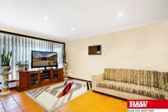 28 Hartington St Rooty Hill NSW 2766 LARGE 1/4 ACRE BLOCK - 1075M2! OPEN HOME SATURDAYS AT 11:30AM TO 12:00PM * 5 Bedroom brick veneer home * Set on a 1/4 acre block - 1075m2 * Separate lounge room * Good size Tasmanian Oak timber kitchen with dishwasher * Large, open plan & tiled family/dining * Mirrored built-in wardrobes & ceiling fans * Tiled flooring throughout living areas * 2nd shower & toilet * In-ground salt water swimming pool * Double carport/entertaining area * Side access to the rear yard * Quality location surrounded by similar homes * Short distance to local shops, schools & transport * Currently leased at $500 per week * Possible granny flat potential (STCA) * Ideal investment opportunity 28 Hartington Street Rooty Hill will be auctioned on Saturday 20th September 2014 at 12:00pm on site (unless sold prior) 