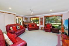  125 Bunarba Rd Gymea Bay NSW 2227 Set back on a double block of over 1300 square metres this immaculate brick home is warm and spacious, featuring 6 bedrooms plus an office, several entertaining areas and parking for 8 vehicles. A much loved family haven with a sunny landscaped north west rear yard and solar heated pool with a great outdoor entertaining space within picturesque surrounds. - Cleverly designed to really live in and enjoy. - Large parents retreat with juliet balcony, walk in robe and ensuite bathroom. - Chefs kitchen with outlook to pool and child friendly yard. - Huge laundry with direct access to yard. - Ample under house storage plus 3 car garage. - rear lane vehicular access for boat/trailor or caravan. -- Located in a whisper quiet neighbouhood moments from Gymea Bay. 