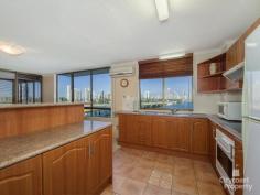  77 Brighton Parade Southport QLD 4215 Property ID: 105999906 Overview Land Size: 			 Bedrooms: 	 2 Pricing: 	 $439,000 		 Bathrooms: 	 2 Sale Format: 	 Exclusive 		 Garage: 	 1 **** UNDER CONTRACT **** *********************** RIVERFRONT POSITION. Rarely available, this East-South "Riverpoint" unit on Level 4 offers a spacious floor plan and spectacular water/city views from every living room. Superb by day and amazing by night, this panoramic vista is never to be built out and will quite simply take your breath away. Within a boutique "residential only" building of just 37 apartments you'll enjoy a CBD location where you can leave the car and easily walk to shopping centre, dining, tram and Broadwater. Whether for owner or investor, in this location - you could do no wrong. PROPERTY HIGHLIGHTS: • 2 Generous bedrooms with walk-in robe and built-in-robe • 2 Bathrooms (including ensuite to master) • Study nook • Secure basement car parking for 1 vehicle plus additional storage space and visitor parks • 2 Living areas including open plan lounge plus additional covered and enclosed balcony / sun room • A/C to main living • Swimming pool + BBQ area • Boardwalk and direct River Access • Boat ramp • Jetty with winch for Jetski • Brand new elevator to building • Modest body corporate (approx $88pw) • Formally rented for $450pw fully furnished with potential for increase with a few modern updates. • On site management and quiet resident community • This is a quality building with a timeless facade. Our owner has priced to sell and we welcome your inspection anytime by appointment or at scheduled open homes. Features Indoor 	 Outdoor 	 Security 	 Eco Built in robes 	 Spectacular view 	 Secure building 	 Large approx 125m2 	 Enclosed balcony 	 Secure parking 	 Updated kitchen 	 Pool 		 Ensuite to Main 	 Riverfront position 		 A/C 			 Inspections Anytime by appointment 