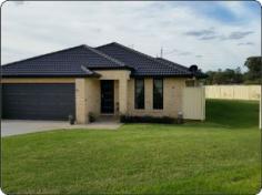  9 Waratah Close Gunnedah NSW 2380 Why go through the hassle of building when its already done… Featuring good design and clean modern lines this home is only 12 months old and offers 4 bedrooms with ensuite & WIR to main bedroom, built ins to other bedrooms & the main bathroom has a seperate toilet. The kitchen, dining and family area are open plan & the kitchen is stylish & practical with dishwasher & large walk in pantry. In addition there is a home theatre, storage room as well as linen storage, and the comfort of ducted reverse cycle A/C. Remote Double garage, large 1017sq m block with great backyard access on both sides of the house and plenty of space for parking a van, boat or both. Alternatively there is the option of adding a shed or pool (subject to council approval). Owners are relocating and the property is for genuine sale. Inspection by appointment only. DISCLAIMER; "The above information has been supplied to us by the Vendor. We do not accept responsibility to any person for its accuracy and do no more than pass this information on. Interested parties should make and rely upon their own enquiries in order to determine whether or not this information is in fact accurate."  