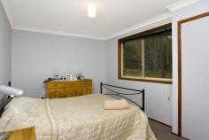  5 Throsby Road Fitzroy Falls NSW 2577 Country style brick veneer home on 1.5 acres 4 bedrooms, master bedroom with ensuite & mirrored built-in wardrobes Large family bathroom with huge corner bath Functional country style kitchen with ample bench space & huge walk-in pantry Family/dining room with slow combustion fire place & reverse cycle air conditioning North facing formal lounge also offers reverse cycle air conditioning Walled entertaining courtyard off family room & kitchen Huge laundry/mudroom with ample storage & external access Fully fenced child friendly yard with orchard & bore Rear paddock with dam & shelter shed perfect for a pony Single & double lock up garaging plus workshop & chook shed Potential opportunity to subdivide STCA* Inspection is a must! 