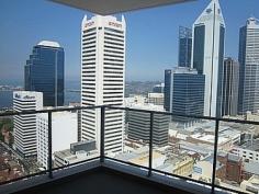  128/580 Hay St Perth WA 6000 Opulently , oozing with style, and positioned in the heart of Perth city, this almost new luxury  apartment is ideal for an executive lifestyle.  The modern open plan design flows to the spacious, fully covered outdoor entertainers deck where you will enjoy 180 degrees of uninterrupted CITY & RIVER VIEWS. At Equus you will also benefit from additional resort style features of gymnasium, spa & swimming pool ACCOMMODATION 2 large bedrooms study 2 luxurious bathrooms lounge /dining 2 secure car bays well appointed kitchen massive entertainment deck with built in BBQ 