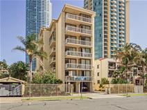  22 Trickett Street "Surfers Paradise Beach Units", Surfers Paradise QLD 4217 Beach Side Bargain! $299,000 Great opportunity to secure this 2 bedroom, 1 bathroom apartment with amazing ocean views. The apartment is well sized throughout with an open plan kitchen that leads out to the living and balcony areas.  Both bedrooms are well sized, the main bedroom featuring a massive walk in robe. The apartment is located in a boutique building only metres from the golden beaches of Surfers Paradise.  • 2 bedroom, 1 bathroom apartment  • Priced at $299,000 for a quick sale • Open plan kitchen, living areas  • Well sized balcony with amazing ocean and city skyline views • Boutique building with roof top pool • Low body corporate / Great investment opportunity  The apartment is perfectly positioned, metres to the beach, light rail and the best in dining, shopping and entertainment. 