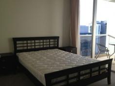  3904/70 Mary Street Brisbane City Qld 4000 Central City Location Apartment on LEVEL 39 APARTMENT FEATURES: - Contemporary decor with full use of hotel facilities - Master bedroom (Queen size bed) with triple mirrored BIR - 2nd Guest Bedroom with Futon and Wardrobe - Study nook with desk - Full ducted reverse cycle air-conditioning. - Balcony off lounge room and Master bedroom - Integrated stainless steel appliances including microwave, dishwasher and fridge - Gas cooking - Whitegoods, crockery, cutlery etc. - Large bathroom with full size bath tub and overhead shower - Internal laundry with washer and dryer - Cabled for Foxtel * No car space available with this apartment BUILDING FEATURES: - Intercom security + 24 hr reception - Lift access + Ample secure visitor's parking - Resort style facilities including a heated 25m lap pool, barbecue pavilion, well equipped gymnasium and sauna. 