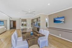  294 Casuarina Way Casuarina NSW 2487 Description Wonderful design over 2 levels, utilizing the sun’s warmth during winter, this stylish beach home has everything. 4 bedroom plan plus study/media room allows your living areas to open out to the north.   Alfresco decks on both levels means Mt Warning sunsets with a glass of wine. Seaside is an everyday escape to a beautiful environment, where sound is measured in wave lengths, time is measured by sunsets … and pace is a leisurely walk to the beach or creek.   298 Casuarina Way is a 617m2 allotment, north facing into a park with Cudgen creek and environmentally protected bushland directly behind.  Very few opportunities exist where there are no neighbours on three sides. For further information please contact Bruce Williams 0414 996 522 bwilliams@rayrealestate.com.au  Greg Allan 0408 201 747 gallan@rayrealestate.com.au 