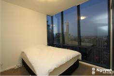 4200/241 City Road Southbank Vic 3006 The inspection will be impressed! Prime Location of South Bank, with surrounding Cafes & Restaurants, Crown Casino and Public Transport all nearby. Providing Exceptional Living and Entertaining Features with the enjoyment of Luxury Lifestyle and panoramic views of the city skyline complete with 24hour concierge, heating indoor swimming pool, gym, secure car space, direct lift access and intercom entry. • 2 generous sized bedrooms located on the Penthouse Level (with master and ensuite) • Modern design kitchen linking to dining and living areas. • Generous balcony for everyone to enjoy.