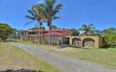  51 Charles St Gledhow WA 6330 This beautifully presented, modern two storey double brick residence is situated on 5.1129 ha (12.63 acres) and is close to Lowanna Estate. It consists of 4 queen sized bedrooms, 2 bathrooms, a powder room, study, home office, kitchen, 2 large separate dining/living areas, games room, 4 bay car garage, a massive semi enclosed entertainment area and the list just keeps going. Definitely a must see! To arrange an inspection please call Christine Watts 0429 411 425 
