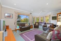  125 Bunarba Rd Gymea Bay NSW 2227 Set back on a double block of over 1300 square metres this immaculate brick home is warm and spacious, featuring 6 bedrooms plus an office, several entertaining areas and parking for 8 vehicles. A much loved family haven with a sunny landscaped north west rear yard and solar heated pool with a great outdoor entertaining space within picturesque surrounds. - Cleverly designed to really live in and enjoy. - Large parents retreat with juliet balcony, walk in robe and ensuite bathroom. - Chefs kitchen with outlook to pool and child friendly yard. - Huge laundry with direct access to yard. - Ample under house storage plus 3 car garage. - rear lane vehicular access for boat/trailor or caravan. -- Located in a whisper quiet neighbouhood moments from Gymea Bay. 