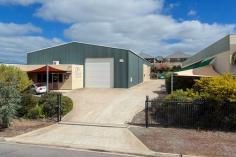  10 Aristotle Close Golden Grove SA 5125, 
						
							EXCEPTIONAL STUNNING OFFICE AND WAREHOUSE
						
						-Site Area : 1,945 sqm ( approx. ) -Building Area : 813 sqm ( approx. ) Offices: 51 sqm ( approx. ) Front Warehouse: 483 sqm ( approx. ) Rear Warehouse : 241 sqm ( approx. ) Amenities ; 38 sqm ( approx. ) -Suit businesses with storage and distribution needs -Warehouse has high clearance span throughout with a divided section at rear with its own roller door access which can be sub-leased -High roller door access for both doors with a height of 5.8 m ( approx. ) with 3 phase power -Well presented offices ; kitchen / lunch room & separate amenities -Completely gated building with sensor alarms -Fully hardstand driveway and car park 