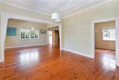 10 David St Morningside QLD 4170 Set on a 455m2 allotment this Queenslander is looking for some TLC. Upstairs, the open plan kitchen, living and dining area is open and airy, featuring polished timber floors and VJ walls. There is also a powder room and two double sized bedrooms that open out onto the North-East facing veranda. Downstairs offers 3 double size bedrooms, 1 bathroom and an internal laundry. Within close proximity to Morningside train, bus and shops , approximately 5km to the CBD and only minutes away from Oxford St, this property is a must to inspect! Features: 5 bedrooms 1 bathroom 2 toilets 2 car carport 455m2 allotment Rates: $463.49/quarter 