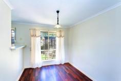  1/27 Tilshead Road, ELIZABETH NORTH SA 5113 $189,500 Just the ticket for retirees or first home buyers. Delightful air conditioned 2 bedroom unit in a great location close to transport, local shops and parks. The spacious lounge is fitted with floating timber floors and enjoys a views of the neat front garden through a lovely bay window. The beauty of the gorgeous white kitchen is further enhanced by lead light overhead display cabinets. The kitchen also includes stainless steel double bowl sink, range hood and stove with halogen hot plates. 