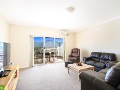  14/71-73 Campbell Street Wollongong, NSW, 2500 Spacious top floor apartment with large terrace in central location. Capitalise on the convenience of this spacious 'house sized' apartment. Located on the top floor of a meticulous apartment block. This over sized 212m2 apartment has a huge 12 metre living area, enormous outside terrace with escarpment views, 3 double sized bedrooms, 2 bathrooms and a double lock up garage. Move straight in! 