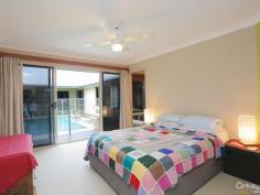  3 Oyster Ct Twin Waters QLD 4564 High $500,000's  A solid opportunity is on offer to secure a superb lifestyle within the award winning community of Twin Waters surrounded by beautiful parks, waterways and walking tracks with all amenities close by. You must inspect this prime slice of real estate quickly and make an offer before it's too late!   Just steps from the waters edge of the Twin Waters waterways and moments from the boat ramp with river & ocean access, this property is beautifully situated in a quiet cul-de-sac.  From the moment you step through the door of this Grandview home you will be delighted with the spacious and functional floor plan on offer; perfect for coastal living.  The functional 'U' shaped design radiates around the pool area with a Northerly aspect, which creates a relaxed & resort style feel throughout the property. The home flows seamlessly between the indoor and outdoor living spaces providing comfort, tranquility and easy living.  