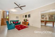  85 Bingara Crescent BELLA VISTA NSW 2153 Boasting an unrivalled location in a tranquil Bella Vista locale with views to the Blue Mountains, this one-owner residence showcases ample, open-plan interiors perfect for an easy-care and family-focused lifestyle. An expansive, light-filled family room and large, fully equipped gas kitchen form the heart of the home, while a generous rumpus/games room will delight the kids and lends itself to a variety of alternate uses. All four upper level bedrooms feature built-ins (master with walk-in robes and ensuite) and the downstairs study could also serve as a 5th bedroom if desired. The home is both ducted a/c and alarm ready. Outdoors there is an expansive all-weather entertaining deck, detached workshop, a 10,000L water tank and wide side access suitable for trailer/boat parking. The property falls within the catchment for the highly-sought Matthew Pearce PS catchment, and is convenient to the Norwest Business Park, M7 and M2.   