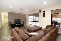  28 Lord Nolan St Kurunjang VIC 3337 Here it is, you have finally found the home that ticks all the boxes at a
 price that you can afford. All the hard work has already been done for 
you at the highest of standards and the home boasts more features than 
you could ask for. It comprises 4 good sized bedrooms, master bedroom 
with WiR and ensuite, 2 large living areas that include a spacious front
 lounge and open plan family room, a modern kitchen is the centre-piece 
of the home with stainless steel appliances and adjoining meals area. 
Outside you are greeted by an enormous pitched pergola with decking 
allowing natural light to flood into the home keeping it bright and well
 lit, landscaped gardens and a garden shed. Other luxurious features 
include: study, ducted heating, evaporative cooling, double garage with 
internal access, NBN ready and all of this on a large 577m2 (approx) 
block of land to call your own - Get in quick to see what you have been 
looking for. 