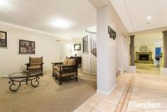  17 Patriot Place Rouse Hill NSW 2155 Elevated & Enormous Family Home - 650m2 Block Situated in a prestigious cul-de-sac this generously proportioned property boasts leafy district views from its elevated position and offers plenty of privacy for you and the family. If you are looking for large, this home will not disappoint.  Features: - Wide double door entry opens to the tiled reception foyer  - Formal living room and separate formal dining room which boasts direct access to the kitchen, ideal for dinner parties - Magnificent new polyurethane kitchen finished with granite benchtops and splashback and features s/s appliances including gas cook top and dishwasher. There is ample storage available and the large island bench provides a huge breakfast bar and food preparation area that will be appreciated by any chef - Open plan casual living is substantial with a meals solarium and spacious family room both adjacent to the kitchen. The centerpiece of this space is a stunning gas fireplace that's a real talking point - Downstairs also features a study with built-in robes, making it a potential fifth bedroom plus renovated powder room with elegant vanity. - The curved staircase has recently had a facelift with bamboo steps and treads that leads you to the gigantic upstairs rumpus - Four queen sized bedrooms with robes grace the upper level sharing a generous bathroom with double vanity and separate toilet - The master suite is sumptuous in size and perfect as a parent's retreat. The walk-in robe has loads of storage and the elegant ensuite that boasts a spa bath and separate toilet has been stylishly renovated with plantation shutters and new vanity - Outside is a large paved entertaining area covered by two shade sails that is completely private. There is a level lawn area for the kids to run about and provides ample room to add a trampoline or swingset - To complement this large and gracious home there is an auto double garage, two garden sheds and additional parking for a third vehicle or trailer perhaps.  - The home features ducted air throughout Enjoy the peacefulness of this location whilst being just minutes to major infrastructure and amenities such as the Rouse Hill Town Centre (where the future train station will be situated). There is an array of local schools all within easy reach and bus transport is readily available. The Caddies Creek Reserve is an easy stroll and the kids will enjoy feeding the ducks whilst you soak up the serenity.   PROPERTY DETAILS Status:   For Sale Price:  Price Guide: Over $890,000 Inspect:  11:00am - 11:45am Saturday, 25 October 2014 