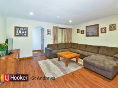 ST ANDREWS 11 Broadford Street LASTING IMPRESSION 
 
As you enter be embraced by the warmth this home offers, and the 
practical floor plan which flows throughout. The property has been 
tastefully renovated with a state of the art kitchen that would impress 
even the judges from the tv series "The Block" 
 
Features include 
+ 3 bedrooms with built in robes to all 
+ Combined lounge and dining area 
+ Beautiful ultra modern kitchen