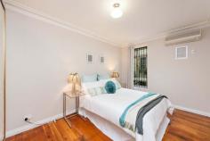  3/63 Douglas Street Stanmore NSW 2048 This Strata apartment (or 'maisonette') offers a rare combination to 
the discerning buyer. The interior has a New York-style black wrought 
iron spiral staircase, pristine wooden floors, white walls and recessed 
lighting made possible by the high ceilings and original cornices. 
 
The exterior is of European rustic provincial farm house style, with stressed shutters and even a few 'medieval' flourishes. 
 
It is the ideal find for that person looking for a complete departure 
from the plastic shiny minimalist perfection. An unusual original 
strata apartment Circa 1930 with character, privacy and flexible floor 
plan occupying 2 levels. 
The unit is situated to the rear of a block of 9 security apartments with an entrance on each level. 
 
Features include: 
* 2 double bedrooms, main with B/In wardrobes 
* 1.5 bathrooms, main with tub. 
* Internal laundry 
* Living/dining area 
* Brand new kitchen offering stainless steel appliances, granite bench tops, plenty of cupboard space and pantry 
* Solid timber floors 
* Air conditioned bedroom on each level 
* Timber venetians and full drop quality curtains for extra privacy 
* Double- glazed windows. 
* Full security on all windows and entrance doors. 
* Entrance door on each level 