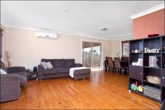  1 Auber Glen St Clair NSW 2759 Fall in love with this meticulously maintained & recently renovated 
brick home, positioned in a peaceful cul-de-sac close to all amenities 
it offers 3 large bedrooms with built-ins to all, two living areas with 
air conditioning, fully renovated kitchen with dishwasher and stone 
tops, renovated bathroom + 2nd toilet, double drive through garage with 
electric roller doors, outdoor entertaining area & low maintenance 
yard with manicured gardens. NEED I SAY MORE? Call 9834 2000 
 
Currently occupied with tenants that are happy to stay! 