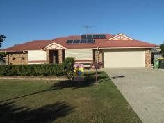  7-9 Woodrose Rd Morayfield QLD 4506 WHAT A BEAUTY !!! If you want a home that requires no work or extra expense, then this is the home for you. This home has all the extras such as solar electricity, air conditioning in 2 bedrooms and living areas, fans in all bedrooms, window awnings, enclosed sun room, even a tiled garage, 2 x garden sheds,side access and fully fenced.  Also the home has 4 generous sized bedrooms, main with ensuite, open plan kitchen and dining, separate lounge room, double lock up garage with a remote and tiled throughout. This property is located in a quiet estate, close to child care centre and primary school, bus close by and only minutes to all amenities including train station and shops.  The property is currently rented at $ 350 per week. You will have to be quick for this one! 