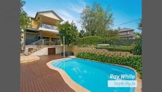  46 Lucinda Rd Marsfield NSW 2122 This expansive free flowing double storey home has been crafted over many years by the owner-builders and designed to meet the demands of the most discerning buyer, in particular dual families. Set on a 904 sqm oasis of landscaped gardens to the wrap around alfresco entertaining patios which in turn overlook the timber decked in-ground swimming pool. There are three spacious family/living areas, a highlight of which is the clear glass wall. The gourmet gas kitchen is adjacent to a spacious family/TV room and overlooks the outdoor entertaining area & garden. Featuring six double bedrooms, all with built-ins, study/home office, three large bathrooms, under floor heating, ducted air-conditioning. Double garage and separate workshop completes this stunning residence that only a personal inspection will appreciate. 3 Enormous formal/informal living areas 6 Double bedrooms all with built in robes Fabulous gourmet gas kitchen overlooking garden 3 Huge high quality bathrooms Landscaped gardens, in ground pool, alfresco dining Double garage/separate workshop Land size 904 sqm approx 