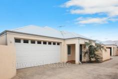  2/51 Fairbairn Road Busselton WA 6280 CENTRAL PERKS! This modern, open plan, bright and breezy unit is a part of a small and tidy complex of three. Upon entry you are greeted with a spacious open plan kitchen/living/dining area that is sleek with large floor tiles and neutral colours, a recessed ceiling which creates character and a ceiling fan. The undercover, decked alfresco area is adjacent and links both living and dining to a useable space for all seasons.  Conveniently located within walking distance to the town centre, new community centre, cinema and an all too easy stroll to the magnificent coastline and all the other attractions that come with this fantastic postcode. The master suite is spacious and modern with a good sized ensuite and walk-in robe; again the clean neutral palate tones of the carpet and wall colour continues through to this area. If you are looking for an investment property or a modern easy to maintain smaller property, then look no further – inspections are a must. Currently tenanted until 8th January 2015 @ $340.00 per week. For further information please contact Kerry House 0417 775 153 or Joe White 0417 939 715 or visit our website to view other . General Features Property Type: House Bedrooms: 3 Bathrooms: 2 Land Size: 241 m² (approx) Indoor Features Toilets: 2 Outdoor Features Garage Spaces: 2 $449,000 