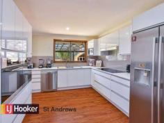 ST ANDREWS 11 Broadford Street LASTING IMPRESSION 
 
As you enter be embraced by the warmth this home offers, and the 
practical floor plan which flows throughout. The property has been 
tastefully renovated with a state of the art kitchen that would impress 
even the judges from the tv series "The Block" 
 
Features include 
+ 3 bedrooms with built in robes to all 
+ Combined lounge and dining area 
+ Beautiful ultra modern kitchen