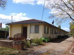  17 Bligh Street, Muswellbrook NSW 2333 This entrenched set of SIX ( 6x) Residential flats show some fabulous returns and have been most popular for long stay tenants for many many years. They are located in a central well regarded address and each has convenient driveway access with covered parking and private yard areas for each individual flat. The make up of the suites include 3 x 1 B/r, 2 x 2 B/r Flats and a back three (3x) Bedroom principal flat. The land is all level and easy maintenance. An extra Garage shed for storage is fabulous and you'll appreciate that not all the floor plans are alike. New Kitchens have been installed in every flat as well as "Split System" air conditioning. More details on inspection contact the Agents ph 65432788. Listed Price a very attractive $650,000 ( Showing returns of 8.2%gross) or visit www.ehpfirst.com.au 
