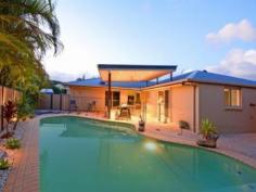  14 Rainbird Pl Wurtulla QLD 4575 WURTULLA BEACHSIDE: So many options,Walk to beach entrance, dive into your back yard pool or go for a picnic on the lake. Immaculate and Impressive with security screens to louvered windows, that allow for continuous breeze flow to the main living room of the home. The kitchen /dining is a focal family point with ample cupboard space, deep deep drawers and dishwasher. If you love to cook, the gas stove, as well as ample preparation and bench space will bring out your inner chef.  Bathrooms are spacious with quality fitting and fixtures. Spa bath, double shower to main and separate WC. Separate Powder room with recessed lighting and ample storage space.  This home has had all the hard work done. Featuring: # 4 Bedrooms walk-in robe to main # Modern en-suite and main bathroom with attached powder room # Spacious kitchen / dining with gas appliance # Large living area #Laundry is spacious with ample bench and storage linen cupboards. # Under cover front & rear entertainment area # In-ground salt water pool, fully fenced and landscaped. # 5.5x5. mtr colour bond shed  # Double lock up garage which can be used as extra living area or media room # Double lock up carport in front of DLUG Can be used for extra entertainment area # Secure side access for boat or caravan # Fully fenced with intercom access @ front gate Superior location, Within walking distance to the nearest Beach entrance or Crummunda Park Picnic area. Situated in close proximity to Kawana Health Hub and Wurtulla Shopping Village. Perfect family home or enjoy great rental returns. INSPECTION BY APPOINTMENT 
