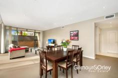  69/ 31-39 Sherwin Avenue CASTLE HILL NSW 2154 Boasting a total interior/exterior floor area of approx. 178sqm, this exceptionally large one bedroom apartment presents a superb option for first home buyers or investors seeking a quality holding in the heart of Castle Hill. Situated on the ground floor of a well maintained security complex and just footsteps away from the in-ground pool and spa facilities, it showcases a contemporary, free-flowing floor-plan flooded with abundant natural light and boasting ample gas kitchen, generous bedroom with built-ins and expansive living area opening to a substantial wraparound balcony with sun-drenched northerly orientation. There is video intercom security and ducted a/c, along with security parking and additional storage on title. Perfectly positioned an easy walk to Castle Towers, bus and new rail link; apartments of this size in such a premier location are rare indeed. We urge your immediate inspection.   