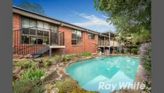 28 Talarno Avenue, Vermont South, VIC Showcasing 4 generously proportioned bedrooms, a central family bathroom and ensuite, the well designed floor plan will be sure to impress. With a strong focus on indoor and outdoor entertaining and a combination of spacious living zones, the formal lounge room and dining domain are further enhanced with an abundance of warmth and natural light. A chef's dream, the designer kitchen features modern appliances that include a 5 burner gas cooktop and is overseen by a comfortable meals area, and leads out to a covered entertainment deck, contributing to the serene & peaceful ambience. Outside a resort style in ground pool is the perfect place to relax with family and friends and is surrounded by beautifully landscaped gardens. The rumpus/family room could also be utilised as a home office as it comes complete with its own entrance. Other appointments include central heating, ducted vacuuming, Tasmanian Oak floorboards, a double carport, a tastefully selected colour scheme throughout, a water tank, and the roof tiles have recently been re-pointed and resprayed. Located within the zone of the coveted Vermont Secondary College, it is close to Emmaus College, Terrara Park, Bellbird Dell Reserve, Livingstone Primary School, Forest Hill Chase, Morack Golf Course, Eastlink is easily accessible. Photo ID required at all open for inspections.