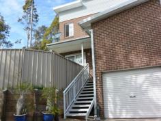  4/8 Heron Close Watanobbi NSW 2259 Don't miss this two year old 3 bedroom townhouse. Approximately 116 SqM comprising 2 bathrooms, 3 toilets, generous living areas and single garage. The quiet cul de sac is close to the bus route and about 2km north of Wyong station. Investors can take advantage of the depreciation of a near new dwelling with great returns of $360 per week and home owners will love the position. A great feature is the generous and fully fenced yard.   Read more at http://wyong.ljhooker.com.au/8C8FNA#0BZdDiVHtjIek4yT.99 