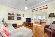  1/35 Moira Crescent Clovelly  NSW 2031 Commanding an elevated position, this semi-style ground floor art deco apartment boasts panoramic ocean and district views over Coogee. Having been stylishly modernised in recent years, the kitchen includes stainless steel appliances, gas stove, Caesarstone bench tops, dishwasher and dining area. High ornate ceilings provide a sense of space and compliment the apartment’s character features that include polished timber floorboards, window frames and picture rails. The master bedroom includes a built-in wardrobe and French shutters. An internal laundry space is provided and the rear yard can be accesed via a separate entrance . Bordering the suburbs of Coogee, Randwick and Clovelly Moira Crescent is a quiet, tree lined street, that provides convenient access to the various shops and cafes positioned on Clovelly Road. Transport routes to most destinations depart from Clovelly Road and Fern Street. This is a rare opportunity to secure a property that not only offers level access, but also provides residents with district, coastal and ocean views. 